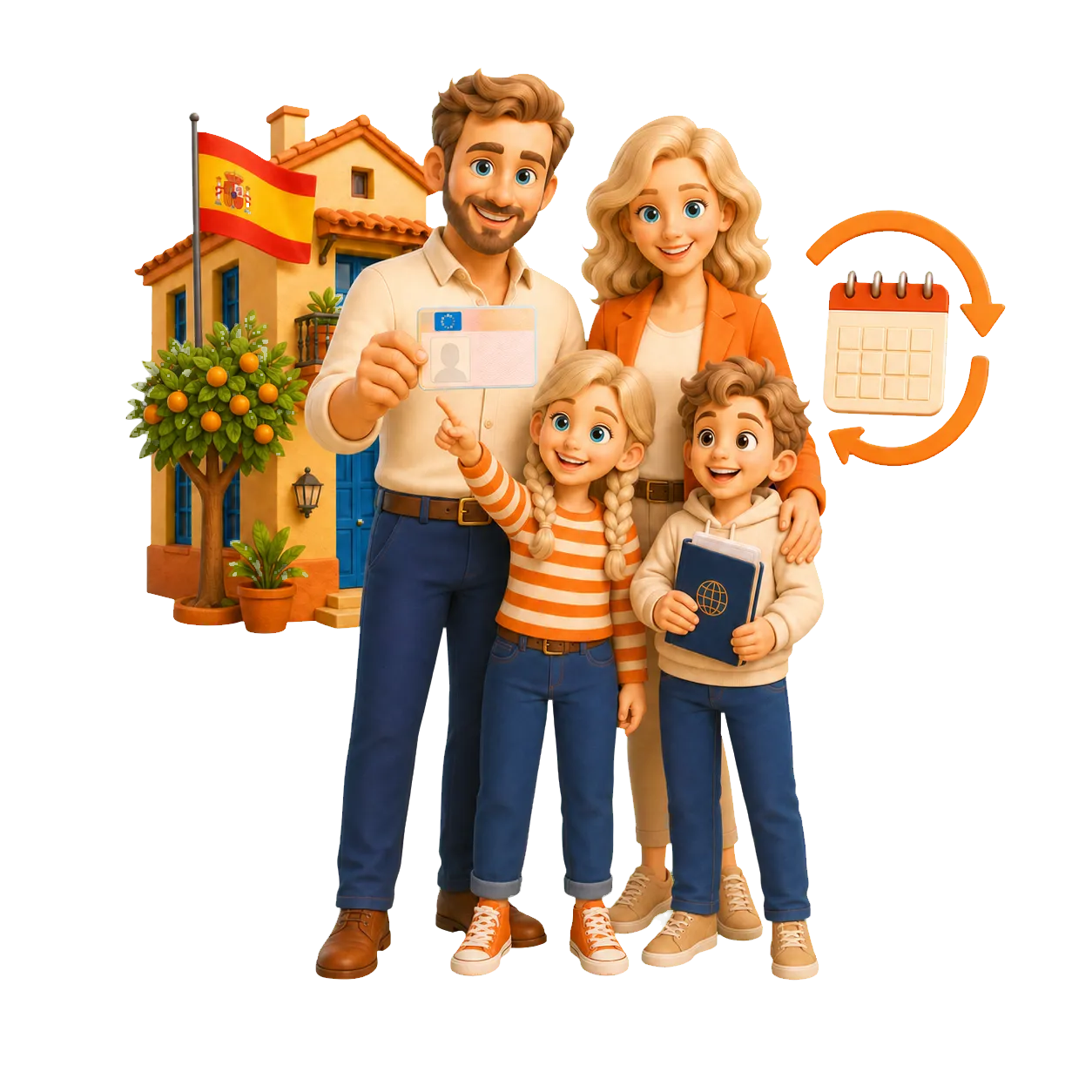 Сопровождение продления карты резидента Продление ВНЖ в Испании для семьи